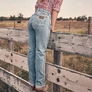 Wrangler Light Blue High Rise Women's Jeans